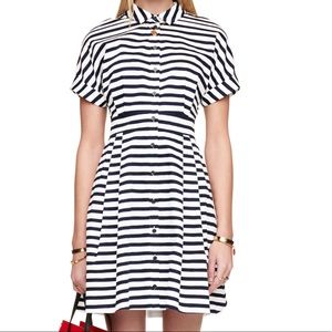 Kate Spade Painterly Stripe Shirtdress
